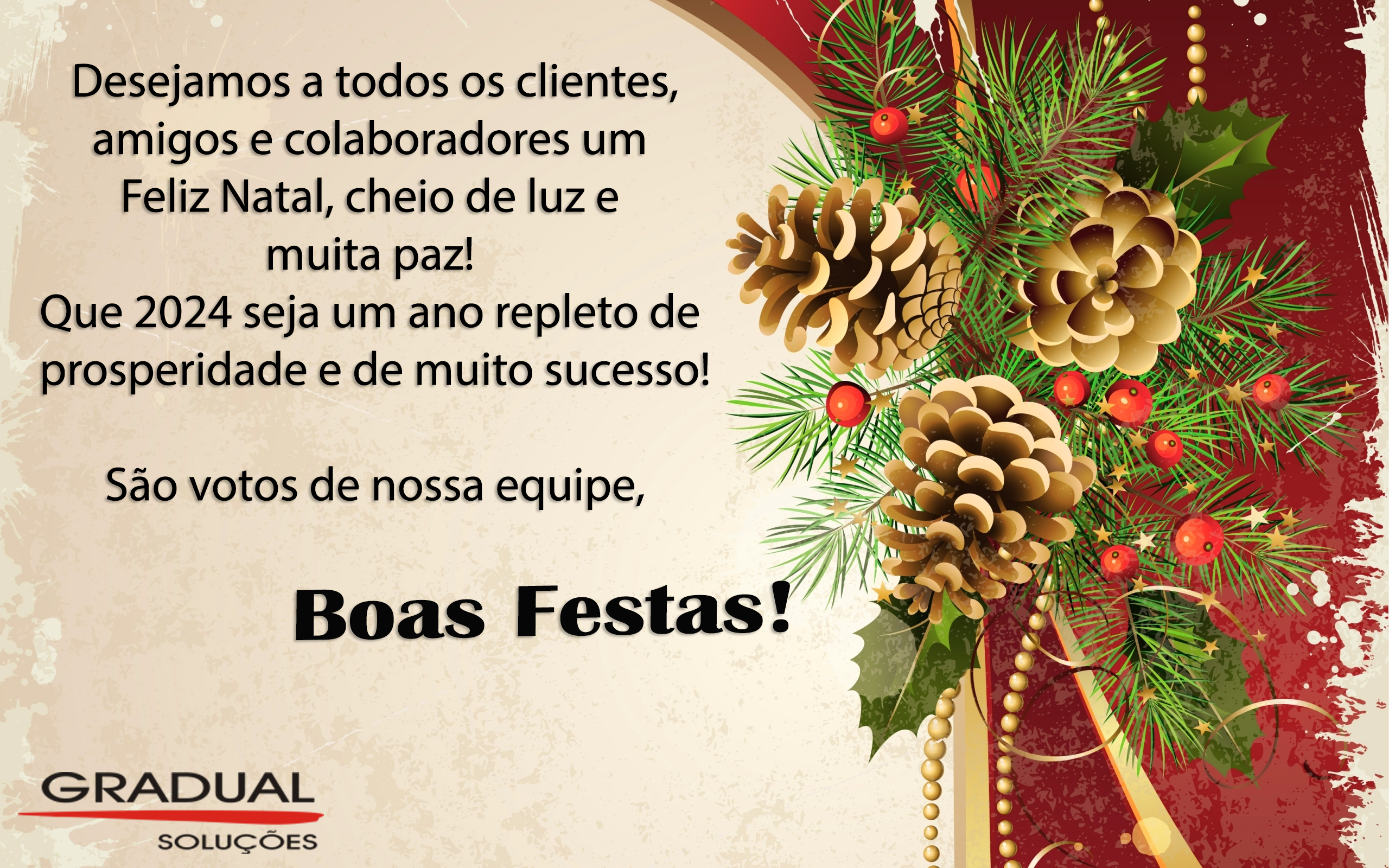 Boas Festas! 